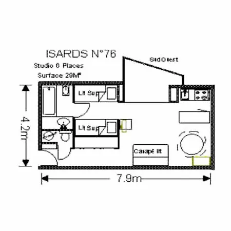 Isards - Pour 6 Personnes Mae-6024 Apartment